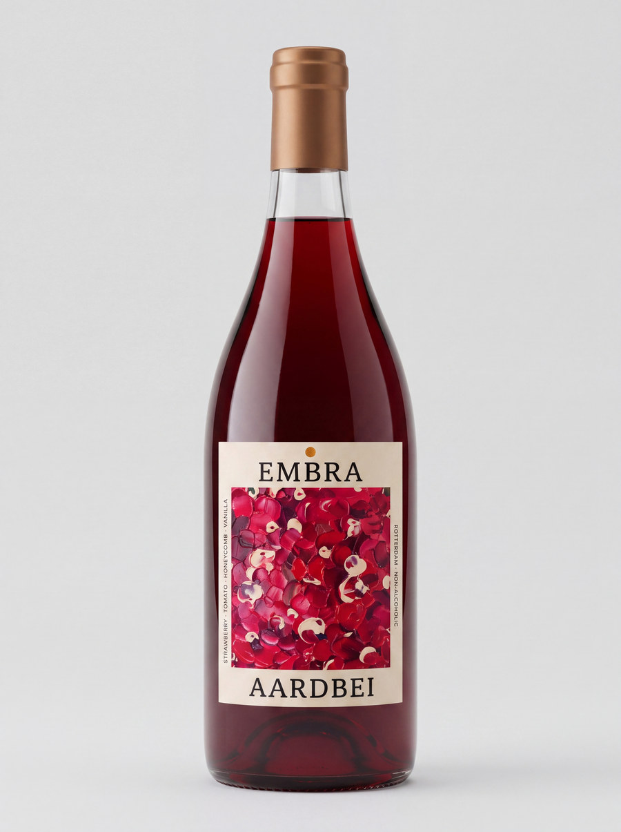 AARDBEI, opened wide